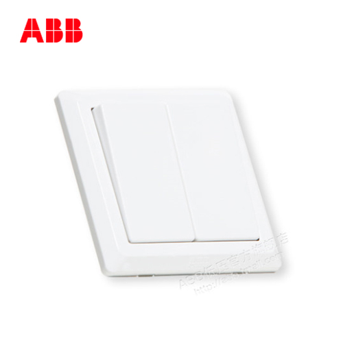 瑞士ABB 开关插座 德逸二开双控开关 双开双控开关AE106|ruв категории электронный/электрик, переключатель, многостороннего контроля переключатель - от Buy2taobao.com для оказания профессиональной услуги покупки агента Taobao