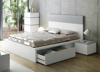定制一体简约板式床单双人床高箱床储物床收纳床18米北欧烤漆床