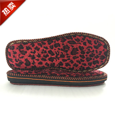 手工勾鞋鞋底毛线大人小孩毛布底拖鞋棉鞋柔软