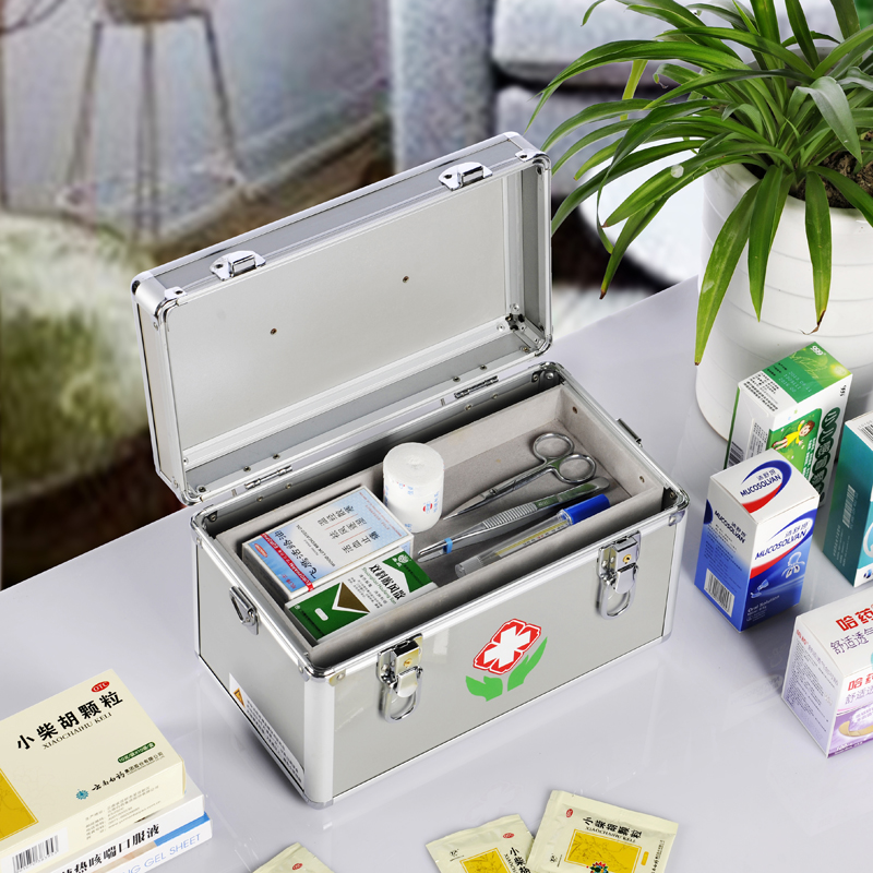 大中小号便携铝合金带锁家庭用多层医用药箱 出诊收纳应急药品箱|ruв категории получать отделка, семьи, хранения приборов, коробка для хранения, аптечка - от Buy2taobao.com для оказания профессиональной услуги покупки агента Taobao