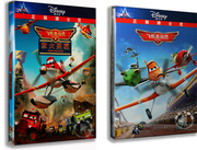 正版卡通电影dvd飞机总动员，1、2合集，planes1+2中英双语2dvd碟片