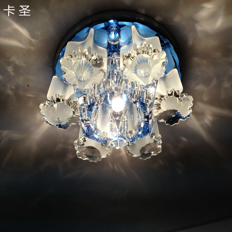 卡圣新款简约绽放led水晶过道灯创意玄关走廊门厅走道天花飘窗309在类目 家装主材, 灯具灯饰, 吸顶灯中 - 来自Buy2taobao.com提供专业的淘宝代购服务