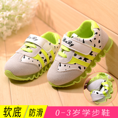 秋季学步鞋宝宝鞋软底婴儿鞋男童女童鞋0-1一