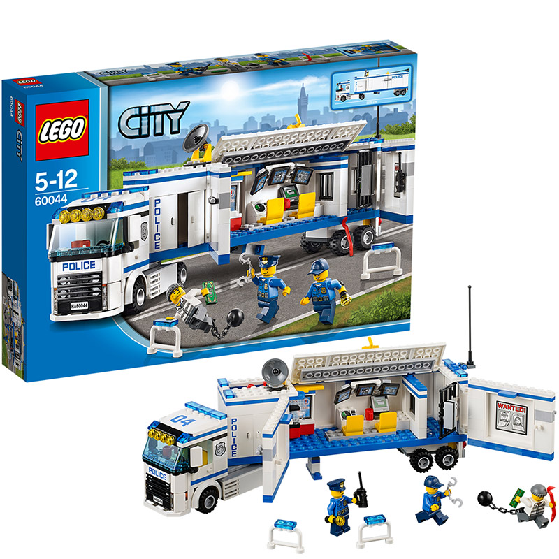 乐高城市系列60044流动警署LEGO CITY 玩具积木益智