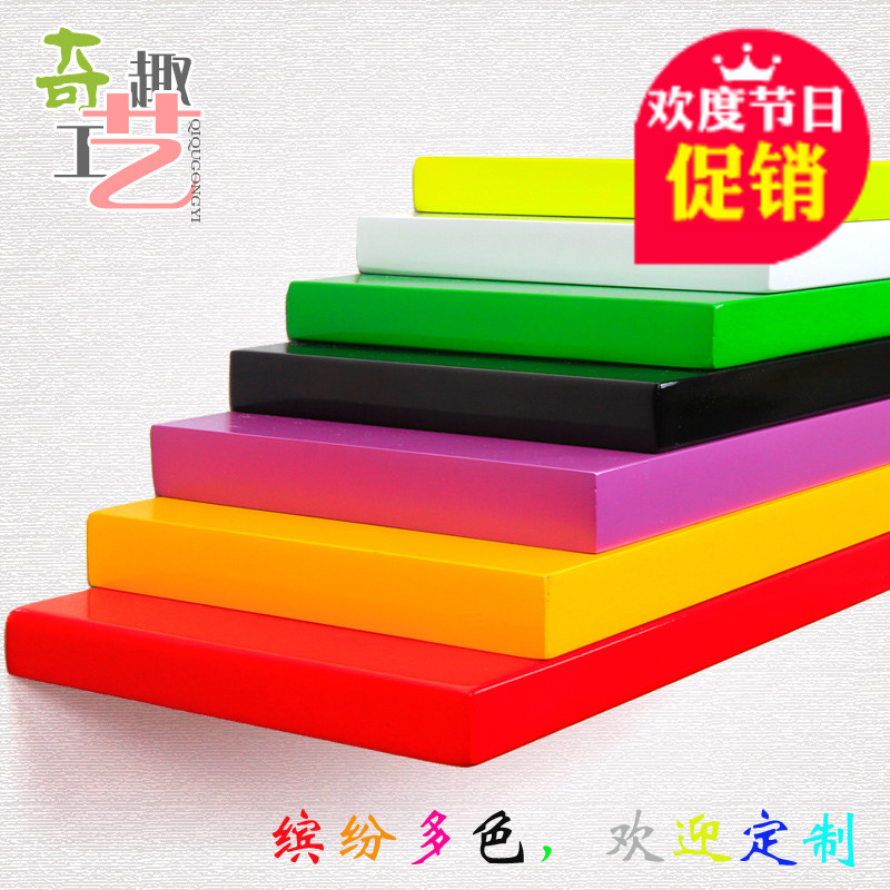 实木墙上置物架书架一字隔板电视墙壁挂现代简约机顶盒收纳装饰架在类目 住宅家具, 架类, 搁板/置物架中 - 来自Buy2taobao.com提供专业的淘宝代购服务