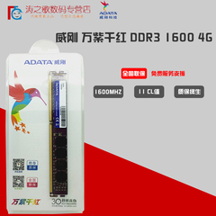 AData/威刚 万紫千红 DDR3 1600 4G 威刚4G  DDR3 1600
