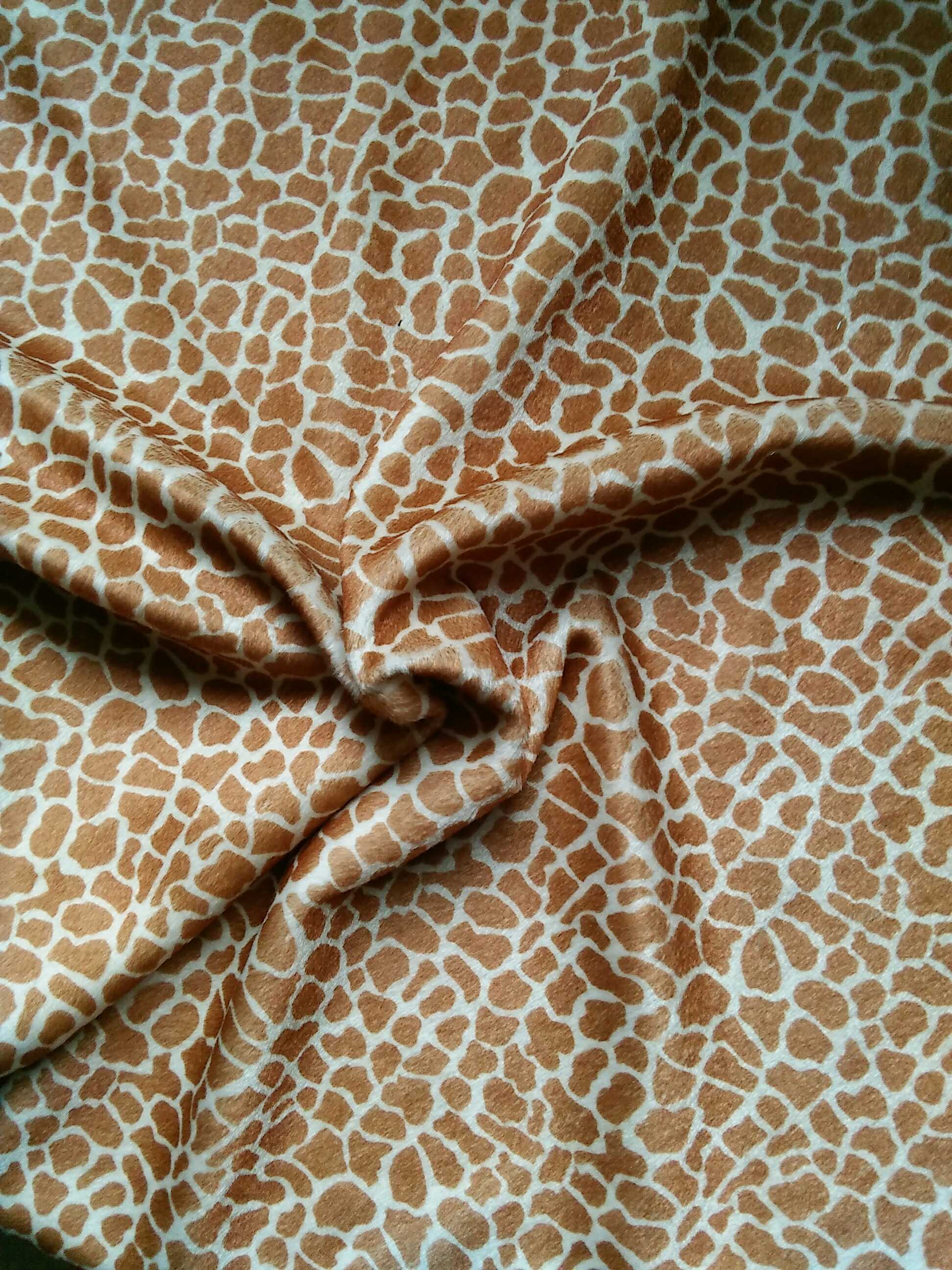 Giraffe decorative pattern Short plush clothin the Accessories/Leather belt/Hat/Muffler , Clothing fabrics , Fabrics category - from Buy2taobao.com to provide professional Taobao agent buy service