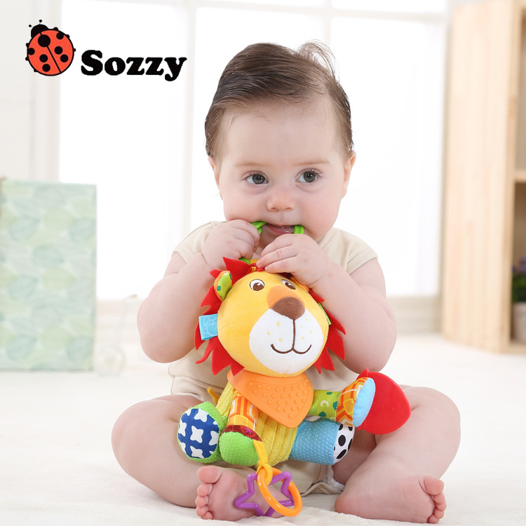 SOZZY婴儿安抚抱偶车床挂多功能动物公仔毛绒安抚牙胶玩具包邮|ruв категории игрушка/коляска/головоломка/блоки/модель, ЕЭК/интеллектуальные игрушки, Другие программы развития детей в раннем возрасте, игрушки - от Buy2taobao.com для оказания профессиональной услуги покупки агента Taobao