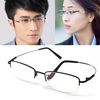 超轻记忆眼镜金属半框钛合金，眼镜架学生商务近视眼镜配度数男女款