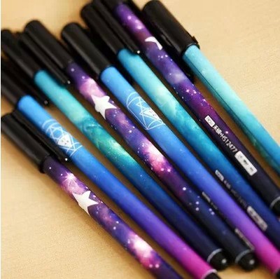 韩国文具 原宿风 星空中性笔 签名笔 可爱水笔 