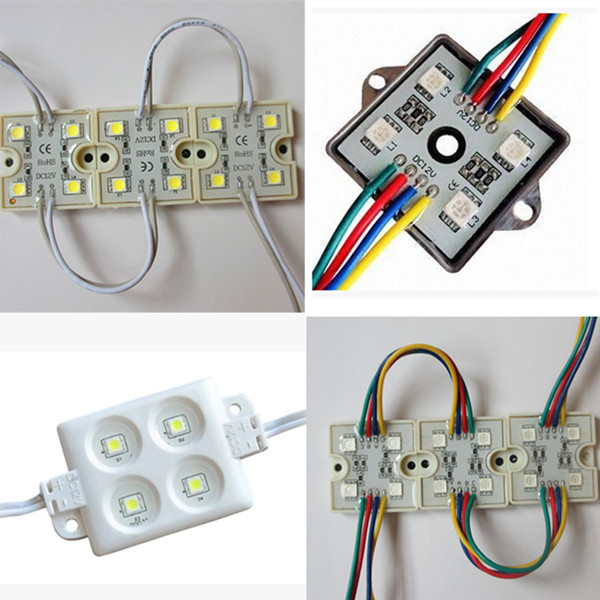 LED灯4灯5050方形模组块七彩注塑防水广告发光楼体轮廓字灯箱光源在类目 家装主材, 光源, LED光源, LED单灯中 - 来自Buy2taobao.com提供专业的淘宝代购服务