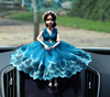 漂亮婚纱汽车摆件公主娃娃车载小车上可爱车内装饰品摆件女士