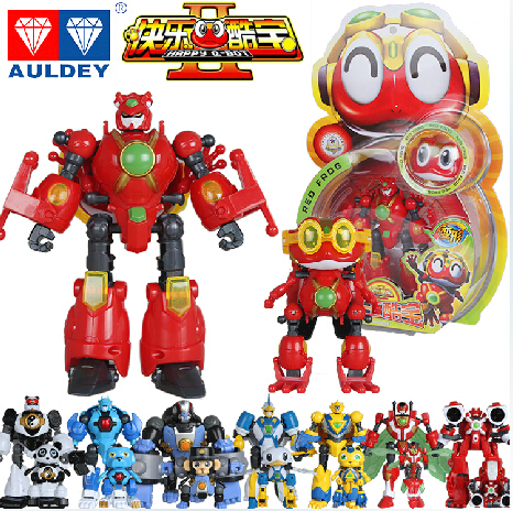 正拼奥迪双钻快乐酷宝2玩具 变形合体蛙王狮王蜻蜓雷霆战宝全套