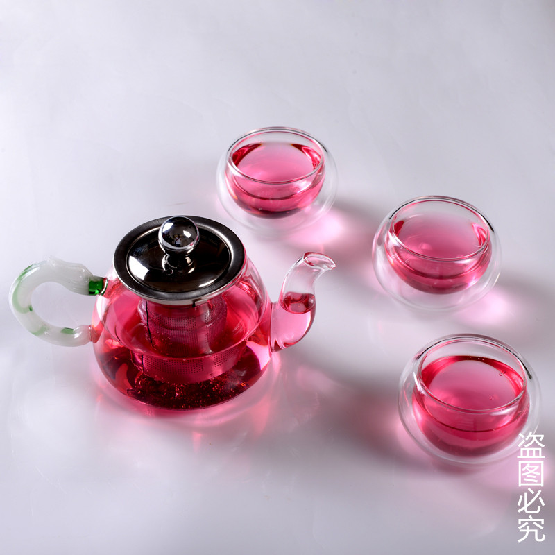 耐热玻璃茶壶茶具不锈钢过滤泡茶壶琉璃仿玉石手柄壶|ruв категории посуда, чайный сервиз, набор чайный сервиз - от Buy2taobao.com для оказания профессиональной услуги покупки агента Taobao