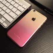 道瑞iphone6s手机壳粉色，全包渐变保护套苹果6plus超薄硬壳男女6