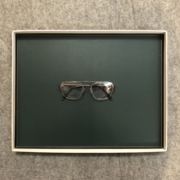 德国Dsquared2银色合金大方框复古双梁中性眼镜架眼镜框