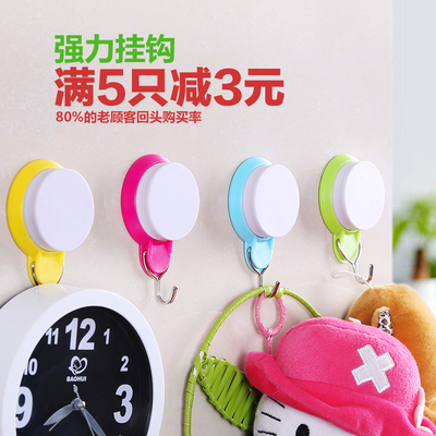 易时代挂钩吸盘门后挂钩强力静电无痕粘钩免钉不打孔超强承重包邮