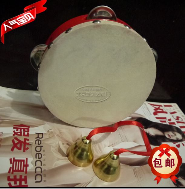 Beijing Dance Academy level examination Dedicated Tambourine Small bell Snare Handkerchief dance Silk scarf propin the Sports/Yoga/Fitness/Fans supplies , Dance/Aerobics/Gymnastics , More kinds of dance , More Dance Accessories category - from Buy2taobao.com to provide professional Taobao agent buy service