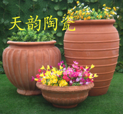 红泥陶罐花盆--园林景观-家居，摆设-欧美风格，-组合盆t849491b257c
