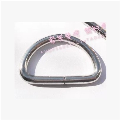 Bag Accessories Bag buckle Buckle white Metal D buckle Semi-circle Connect buckle internal diameter 3.2CMin the Accessories/Leather belt/Hat/Muffler , Shoes and bags/Belt Accessories , Bag Accessories , Taping category - from Buy2taobao.com to provide professional Taobao agent buy service