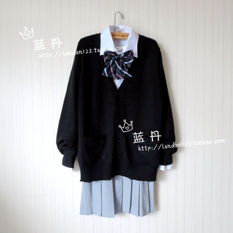 2017春季新款日系校服女JK制服毛衣開衫黑色外套學院情侶套裝人氣在類目 女裝/女士精品, 套裝/學生校服/工作制服, 學生校服中 - 來自Buy2taobao.com提供專業的淘寶代購服務