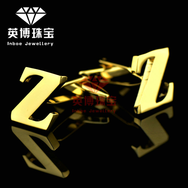 英博袖扣金银色26款字母M-ZABC男法式衬衫袖钉Cufflinks /800052|ruв категории Аксессуары, запонки - от Buy2taobao.com для оказания профессиональной услуги покупки агента Taobao