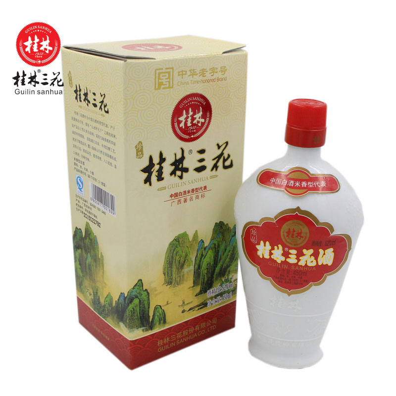 52度桂林三花酒450mL米香型广西桂林特产米香型白酒米酒高三|ruв категории вино, ликер/вино - от Buy2taobao.com для оказания профессиональной услуги покупки агента Taobao
