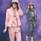上下架计划:加厚运动服套装女冬2014韩版新款大嘴猴图休闲卫衣三件套包邮尚潮