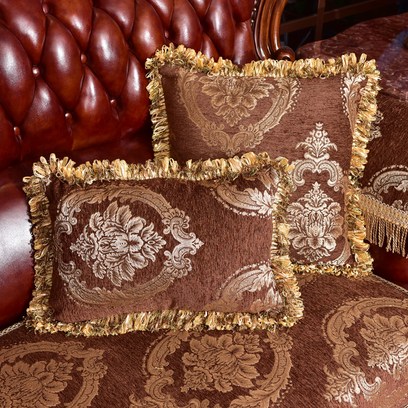 European style Cushion sofa Pillows Office Siesta Pillow Bedside Lumbar pillow Jacquard weave Fabric art Hold pillow Customizedin the Home Fabric , Pillow/Pillow category - from Buy2taobao.com to provide professional Taobao agent buy service