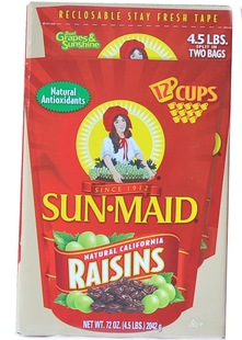 美国进口零食品Sun Maid加州阳光少女无核提子干葡萄干2042g