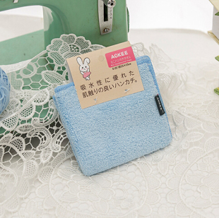 日本容川  婴幼儿口水巾方巾毛巾儿童手帕柔软吸水速干不含荧光剂