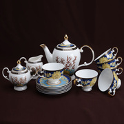 奢华15头骨瓷欧式茶具，陶瓷咖啡具英式红茶，下午茶咖啡壶杯子套装