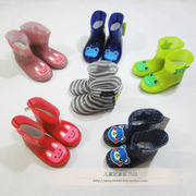 出口日本正单可爱卡通，轻便防滑水晶儿童，雨鞋宝宝雨靴套鞋水鞋