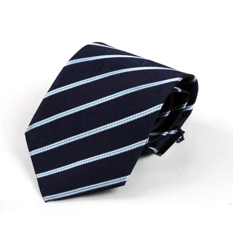 雅戈尔 桑蚕丝真丝领带商务正装蓝色职业西装领带 YB180商品大图
