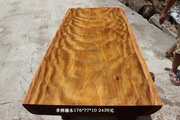 非洲楠木大板桌花梨木，茶桌餐桌办公桌，简约整板实木家具古木缘