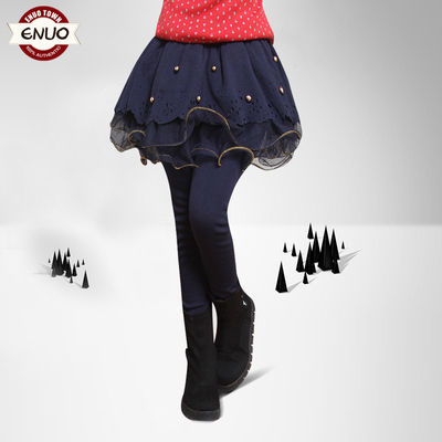 伊诺小镇儿童装女童裤宝宝裤冬春款甜美公主蓬蓬裙打底裙裤子特价