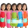 韩版儿童画画衣防水围裙无袖 罩衣反穿衣围兜吃饭衣袖套围裙