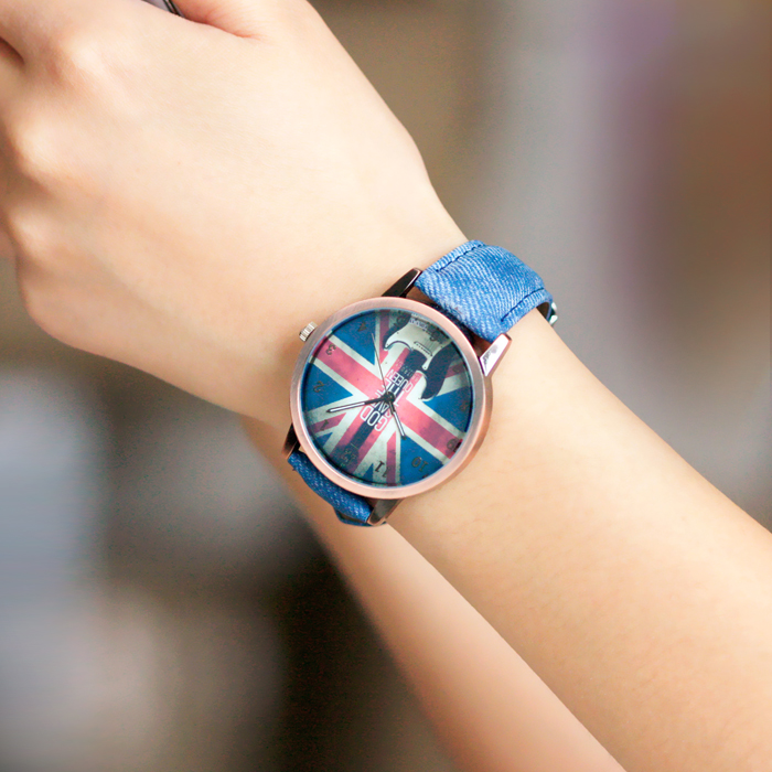 HIIN Le Heart fashion cowboy Watch Retro Trend Female watch fashion Student Table Belt male table Quartz watchesin the Wristwatch , Watch category - from Buy2taobao.com to provide professional Taobao agent buy service