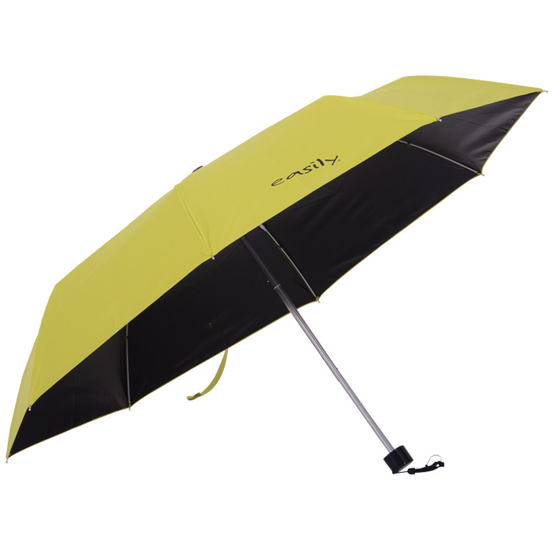 easily日系晴雨伞折叠清新黑胶太阳伞防紫外线遮阳伞超强防晒50+