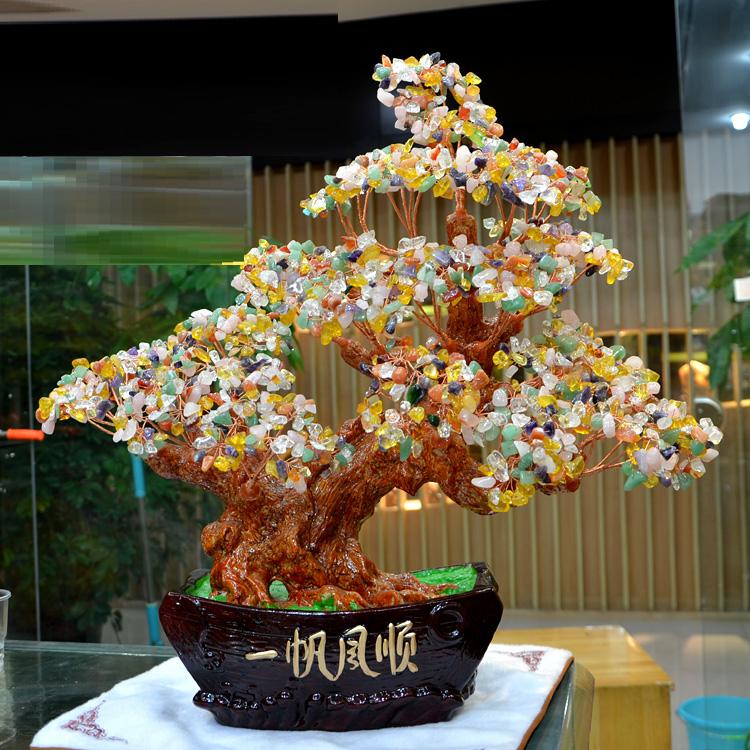 Citrine Pachira Lucky Tree Home Furnishing a living room Lucky Town house Career Boss Office Large ornamentsin the Home accessories , Decoration category - from Buy2taobao.com to provide professional Taobao agent buy service