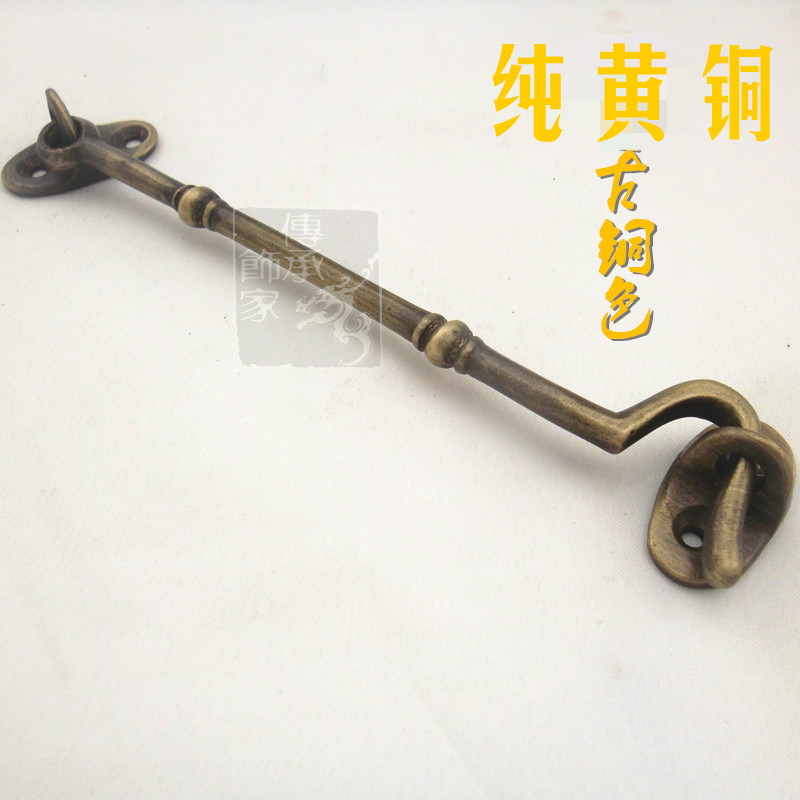 Chinese style To fake something antique brass Wind Hook Ming classical Copper live parts old-fashioned window Wind Hook Pure copper Doors and windowsin the Basic building materials , Home Hardware , Window accessories , Door/Window Hook category - from Buy2taobao.com to provide professional Taobao agent buy service