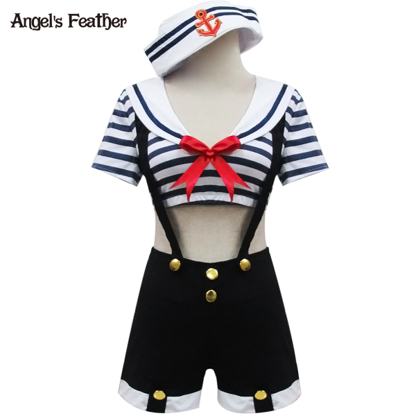 【Angel's Feather】性感水手服背带裤露腰海军装DS演出服舞台服在类目 女装/女士精品, 唐装/民族服装/舞台服装, 民族服装/舞台装中 - 来自Buy2taobao.com提供专业的淘宝代购服务