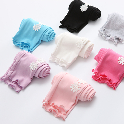 女童打底裤2019夏季新款女孩春秋装儿童九分休闲薄款棉长裤子透气