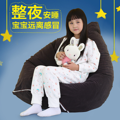 儿童连体睡衣卡通大童睡袍加厚款夹棉分腿宝宝