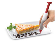 烘焙工具硅胶巧克力，写字笔裱花头蛋糕裱花笔，挤果酱笔一支