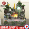 上下架计划:布衣水镇开业礼品假山流水喷泉鱼池客厅办公室招财风水轮树脂摆件