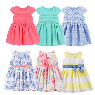 0-5岁女童夏季连衣裙新生儿，婴儿蕾丝雪纺公主裙女宝宝蓬蓬裙