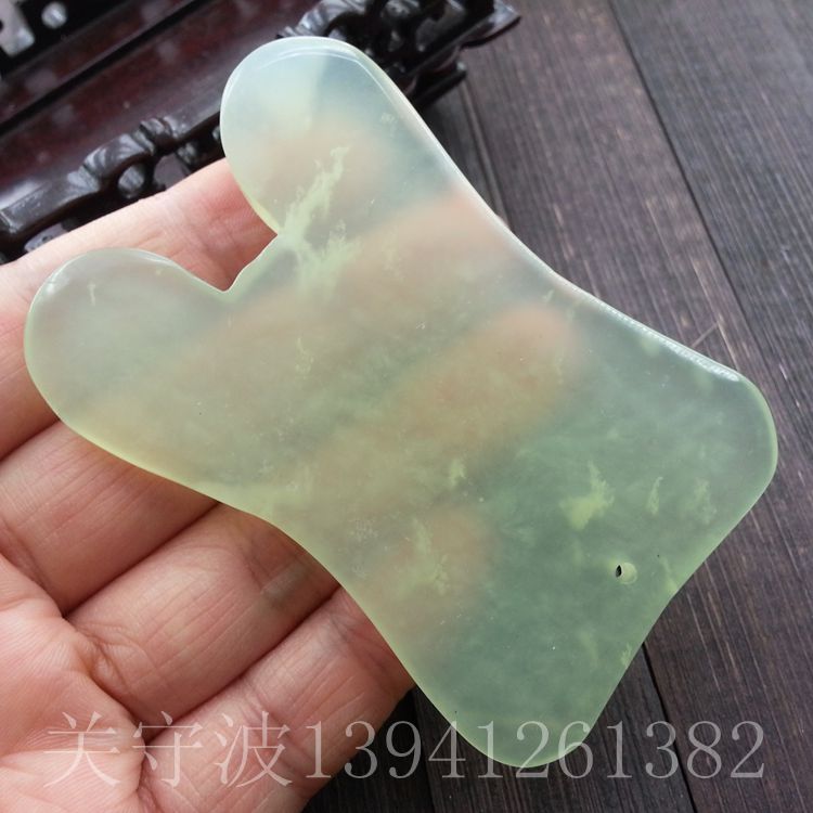 A1722天然岫玉刮痧板/保健刮痧片/美容刮痧板/玉石刮痧板面部脸部在类目 个人护理/保健/按摩器材, 经络保健器材, 刮痧片/板中 - 来自Buy2taobao.com提供专业的淘宝代购服务