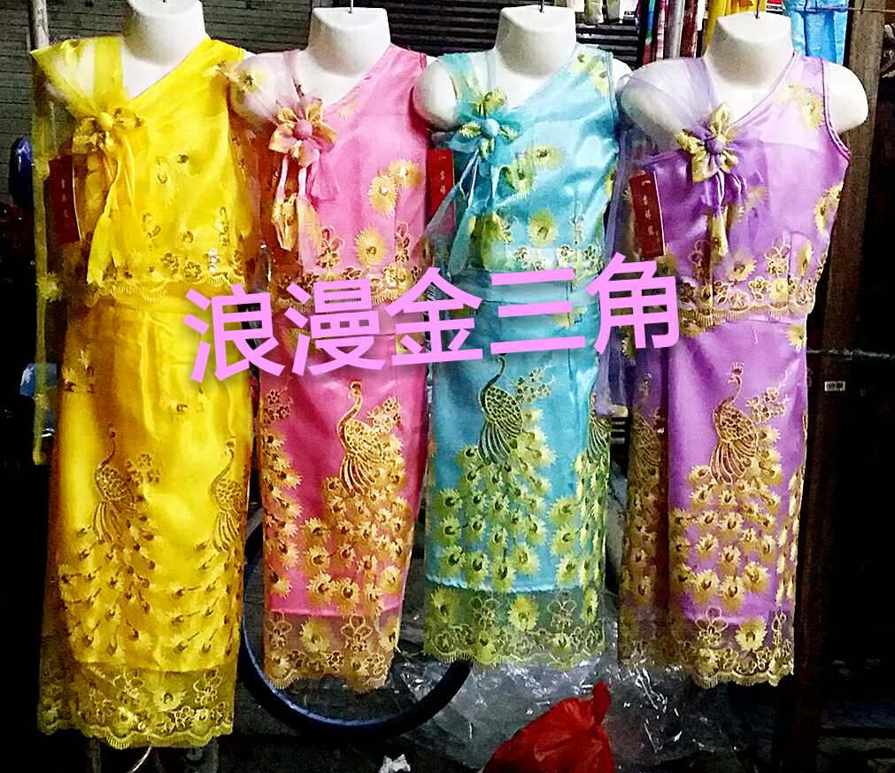 皇冠特价包邮 泰国舞蹈服饰 傣族女童孔雀双层表演服装 儿童公主|ruв категории Женская одежда, костюм/национальная одежда/театр костюм, национальная одежда/этап погрузки - от Buy2taobao.com для оказания профессиональной услуги покупки агента Taobao