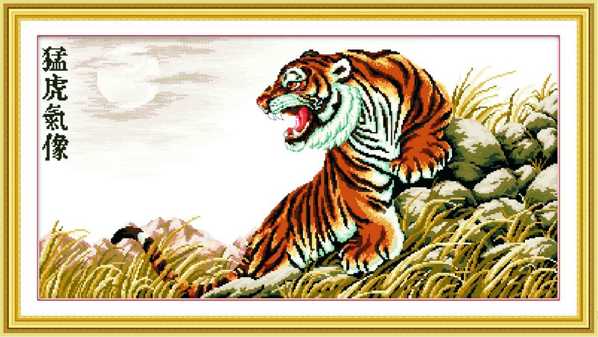 经典热销 猛虎气象 景阳岗 百兽之王 机绣十字绣成品 水洗全棉在类目 居家布艺, 十字绣及工具配件, 十字绣成品中 - 来自Buy2taobao.com提供专业的淘宝代购服务